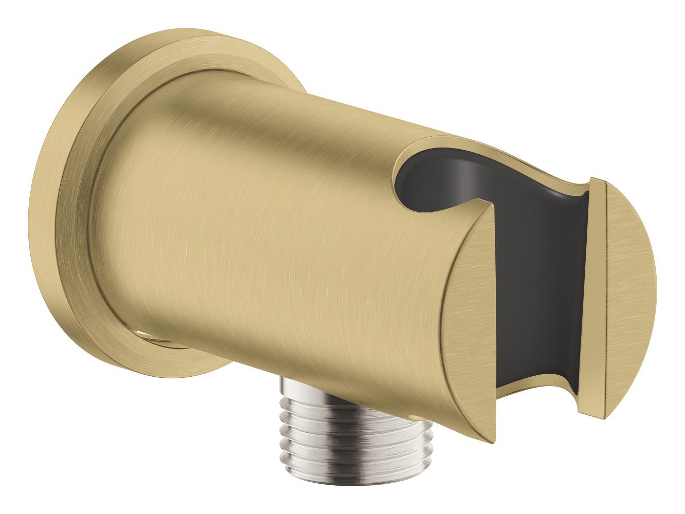 Grohe Rainshower Wall union with integrated shower holder Matte Gold 26658GN0