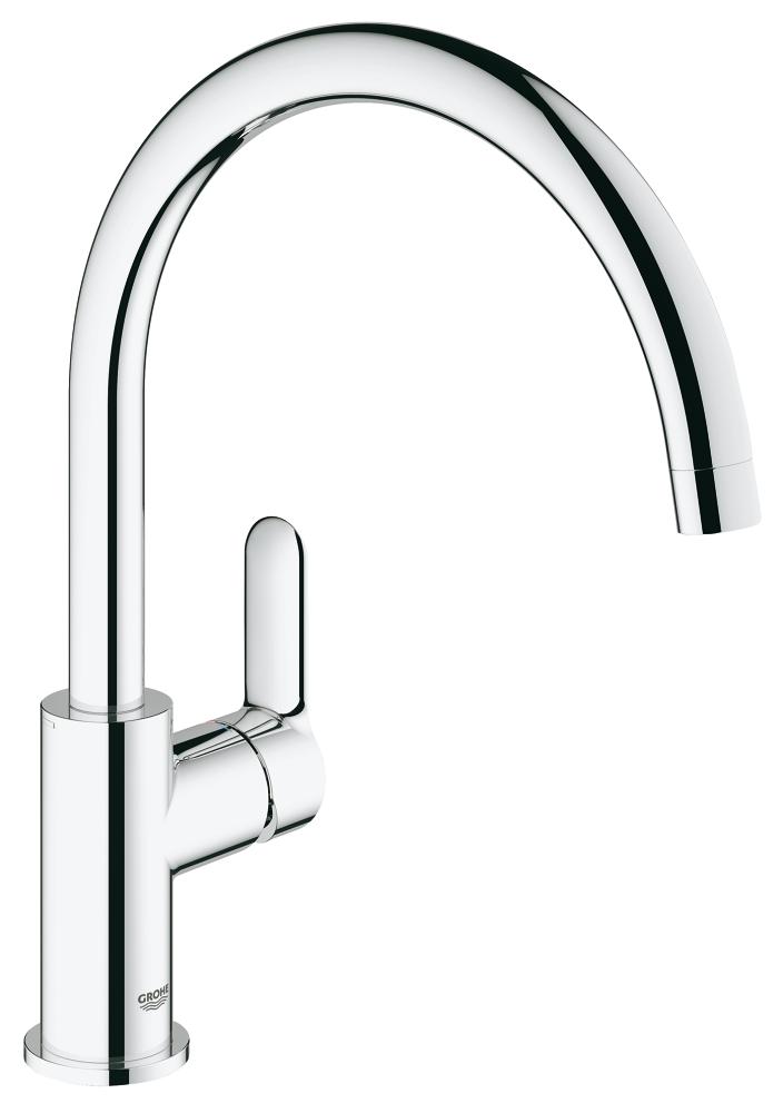 Grohe BauEdge High Kitchen Mixer Chrome 31367000
