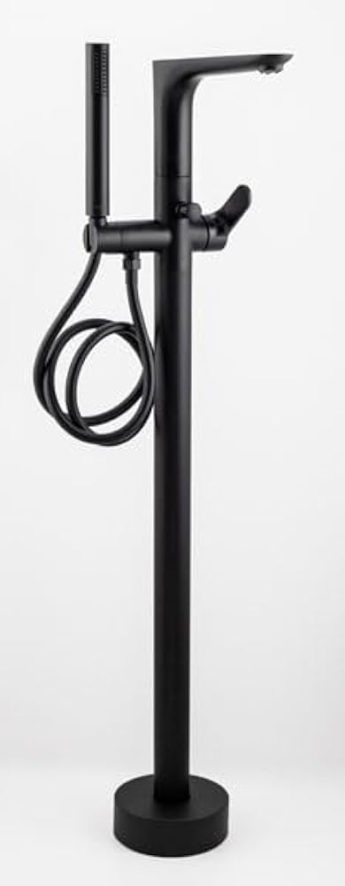 Sarrdesign Tara Floor-Mounted Bath Mixer - Matte Black