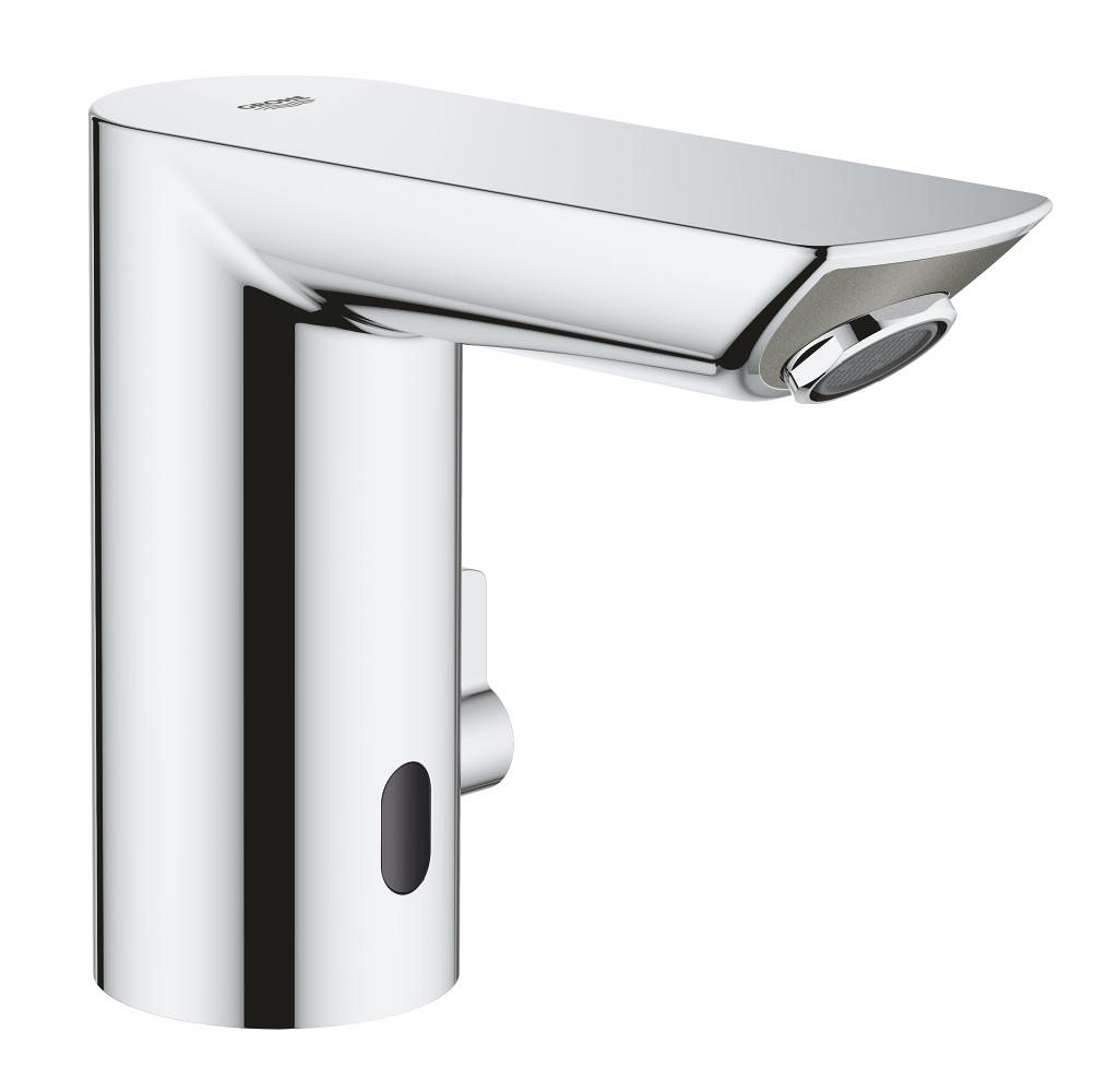 Grohe BauCosmopolitan E Infra-red electronic basin mixer with sensor Chrome 36453000