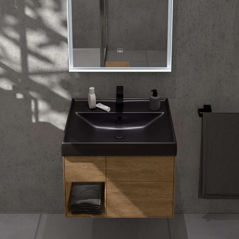 Villeroy & Boch Vantichillo WashBasin 49.5 × 63.5 cm Matte Black 5A476538