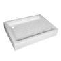 Ideal standard Rectangular shower tray with panel 70 × 120 × 17 cm White