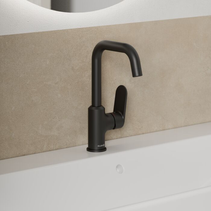 Kludi RAK X-1 Basin Mixer Medium UAE - Matte Black