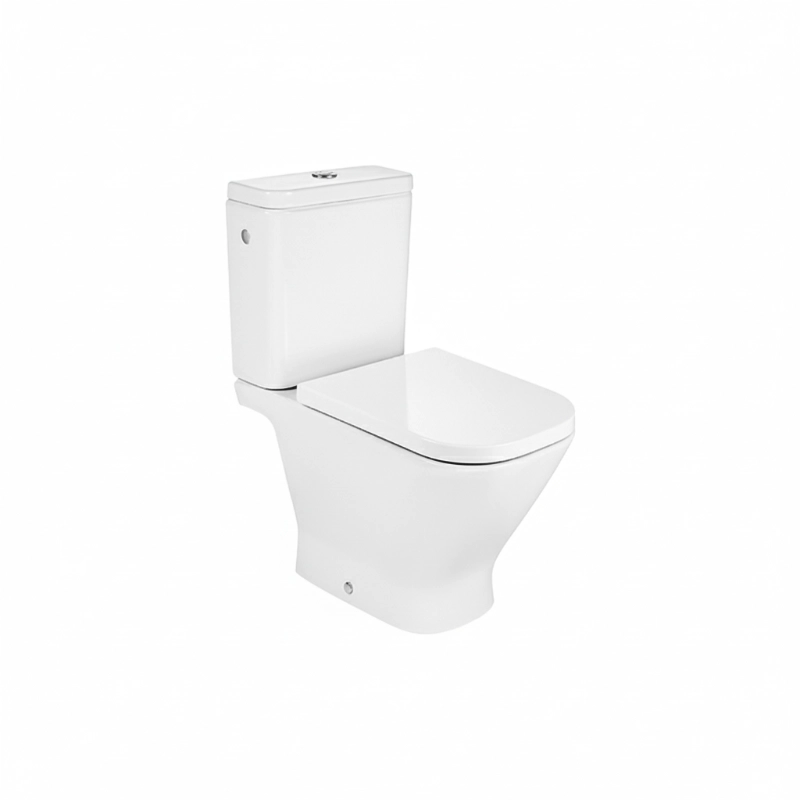 Roca Gap Combination Toilet with Soft Close Seat and Tank White
