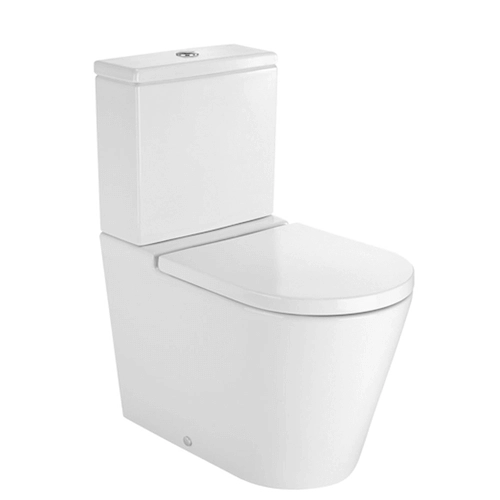 Roca Inspira Round Combination Toilet with Soft Close Seat and Tank White