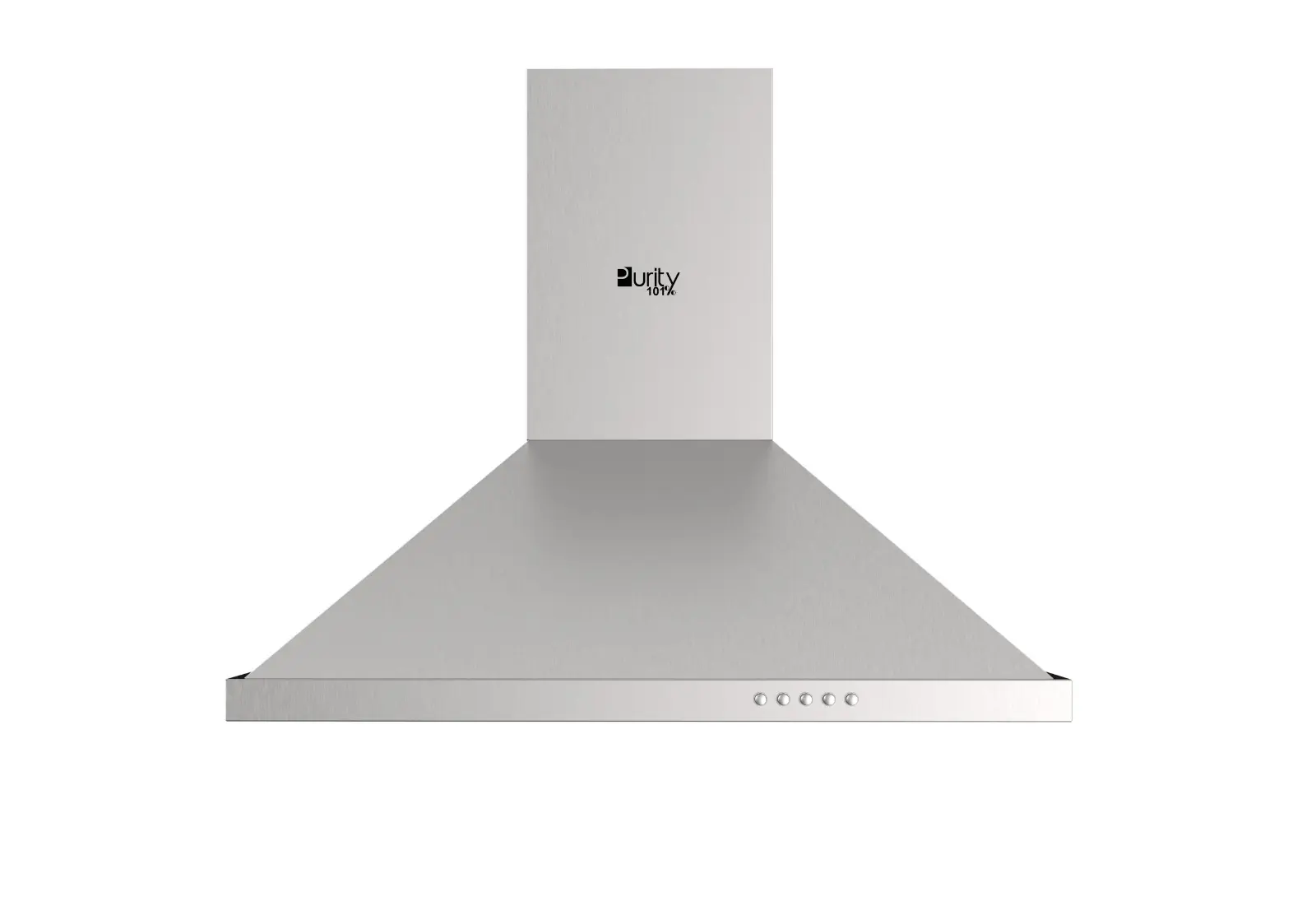 Purity Pansy Pro X Kitchen Hood 850 m3/h 3 Speeds 90 cm Silver Turkish
