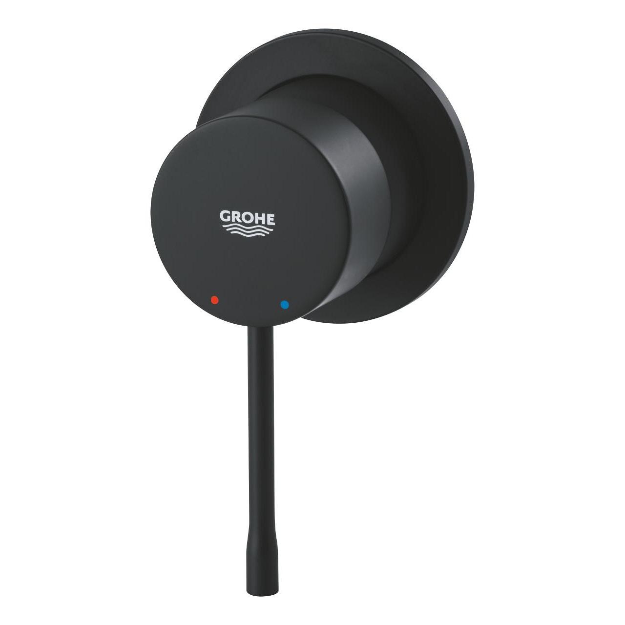 Grohe Essence concealed bidet mixer without diverter, with body, Circular Phantom Black 29197KF0