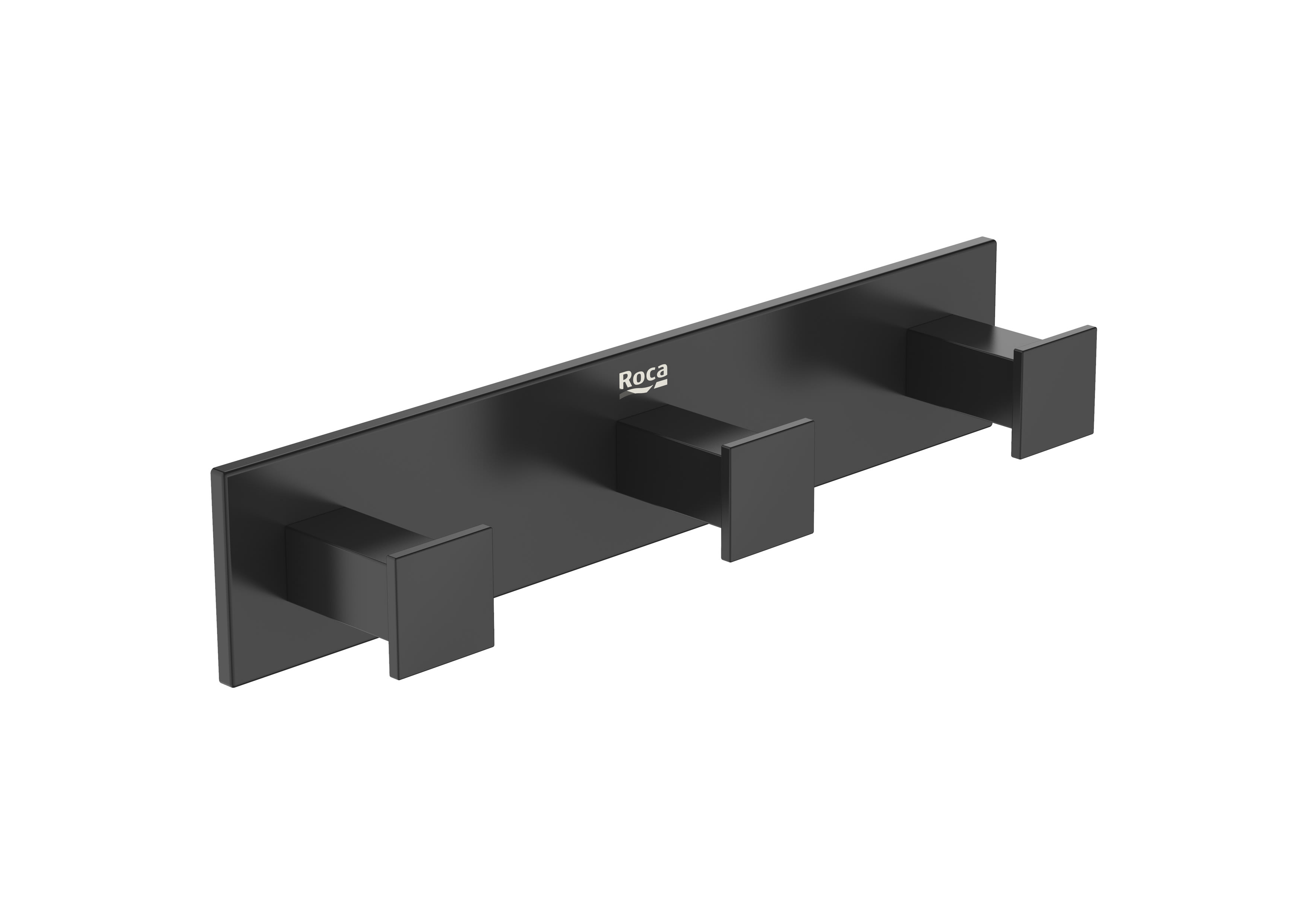 Roca Hotels Triple robe hook matte Black A817603C40