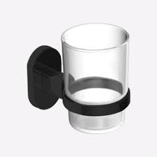 Kludi RAK Passion tumbler holder glass - Glossy Black