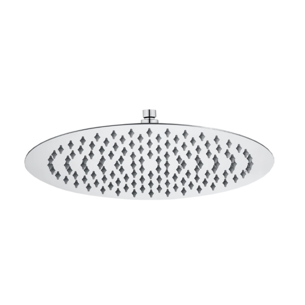 Lutz Round Stainless Steel Built-in Shower head 30 cm - Chrome