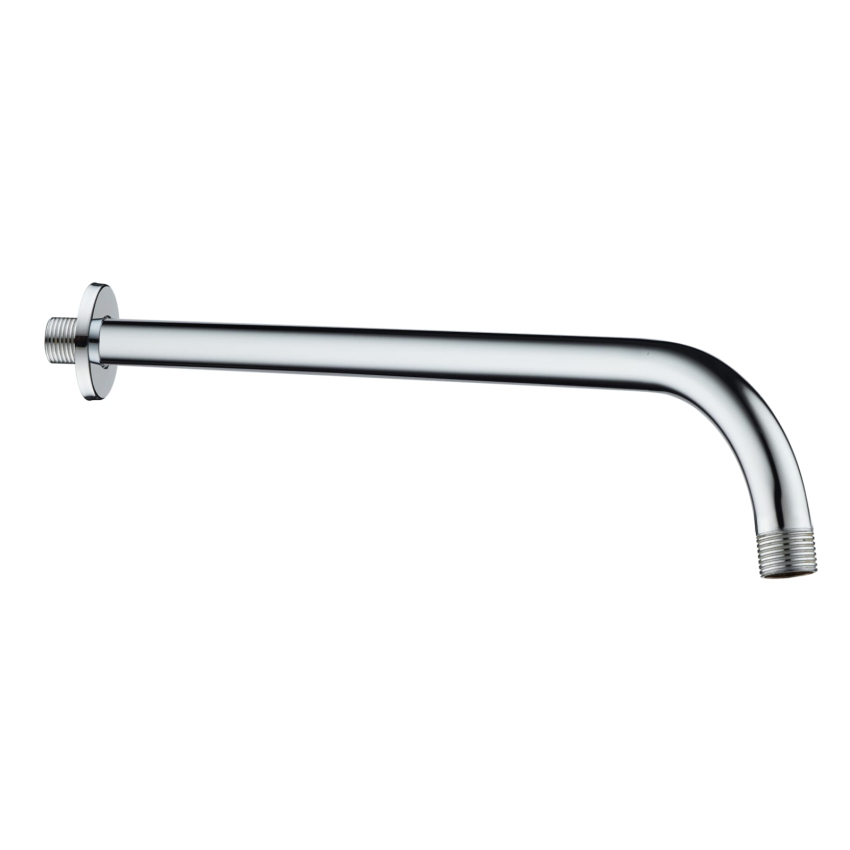 Lutz Round Built-in Shower Arm - Chrome