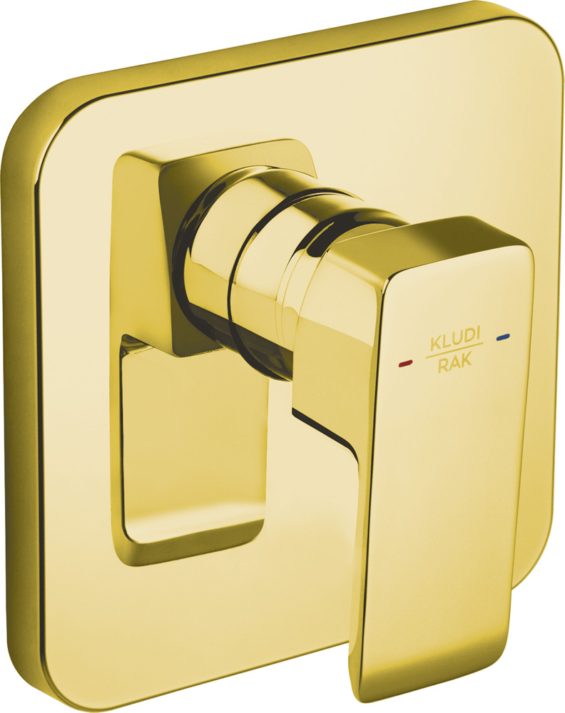 KLUDI RAK PROFILE STAR Bathtub Concealed Mixer - Gold Glossy