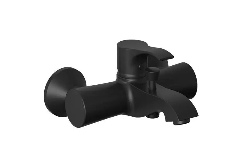kludi Rak Petra Bathtub Mixer Matte Black RAK 37002BK2